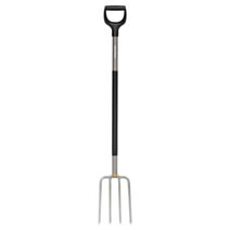 Fourche à bêcher Ergonomic acier noir - FISKARS