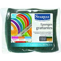 Eponges grattantes lot de 2 - STARWAX
