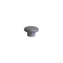 Bouton meuble enfant Céramique Mat Chromé ø33mm h25mm - B BEAUTY