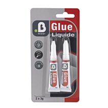 2 colles cyanoacrylate réparation liquide 3g - INVENTIV