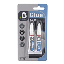 2 colles cyanoacrylate réparation gel 3g - INVENTIV