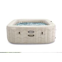 Spa Pure Chevron 6 places carré 193x193x71cm effet chevron - INTEX