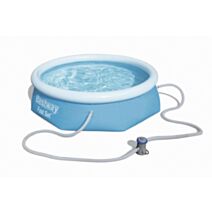 Piscine gonflable autoportante ronde Ø2,44x0,66m Fast Set - BESTWAY