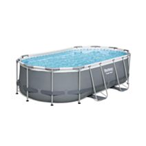 Piscine tubulaire ovale 4,27x2,5x1m Power Steel - BESTWAY