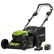 Tondeuse tractée GD48LM46SP 48V 46cm + batterie 5Ah - GREENWORKS