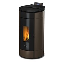 Poêle à granulés de bois Globe 10,5kW Moka - FREEPOINT 