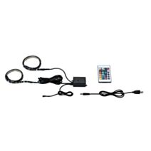 Ruban lumineux LED USB Noir 2x50cm 1,25W 2x40lm 5V RVB