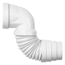 Pipe wc coudée extensible - WIRQUIN