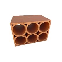 Casier à bouteilles terre cuite 6 trous 32x23x23cm - PENEZ-CHAMORIN