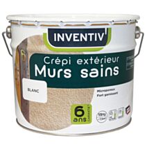 Crépi extérieur Murs Sains 15kg - INVENTIV