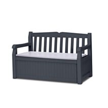 Banc coffre de jardin Gris anthracite 265 L - KETER