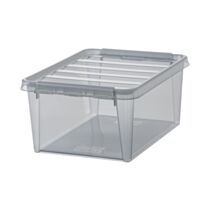 Boîte de rangement SmartStore Colour plastique 14L  gris - SMARTSTORE