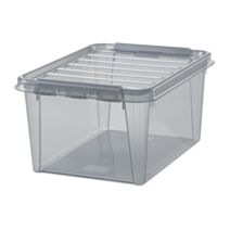 Boîte de rangement SmartStore Colour plastique 31L  gris - SMARTSTORE