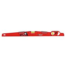 Niveau à bulle trapèze Shark aluminium 60cm rouge - KAPRO