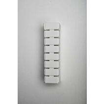 32 taquets d'assemblage Plastique blanc