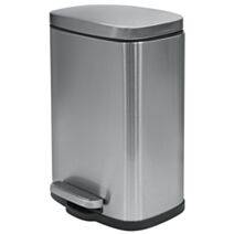 Poubelle de salle de bain Akira coloris brossé 5L - SPIRELLA