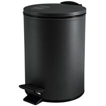 Poubelle Adelar Noir Mat 3L