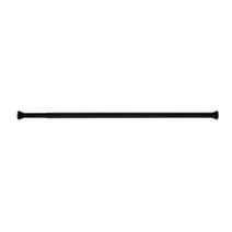 Barre de douche noire en aluminium 125-220cm - SPIRELLA