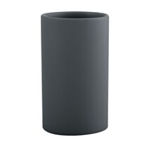 Gobelet salle de bain Tube Verre Gris Mat - SPIRELLA