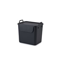 Poubelle de cuisine recyclable noire 30L - JIVE