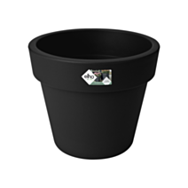 Pot de fleurs Green basics Top planter 30 cm noir - ELHO