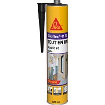Mastic Colle Tout en Un Sikaflex® 11 FC 300ml Noir - SIKA