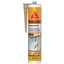 Mastic Maçonnerie SikaSeal-184 Chêne 300ml - SIKA 