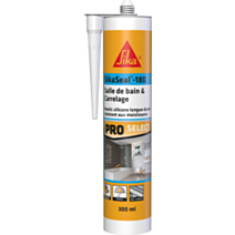 Mastic Salle de bain SikaSeal-180 Blanc 300ml - SIKA 