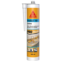 Mastic silicone Cuisine SikaSeal-181 Blanc 300ml - SIKA