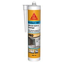 Mastic Salle de bain SikaSeal-180 Transparent 300ml - SIKA