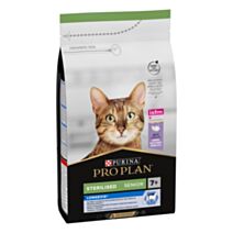 Croquettes Chat Stérilisé 7+ Longevis Riche en Dinde 1,5kg - PRO PLAN