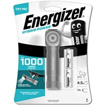 Lampe torche frontale 2en1 Hybrid 1000lm + 2 piles CR123  - ENERGIZER