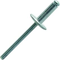 rivets aveugle 4.8x20 x25 pcs alu acier tête large - FISCHER DAREX