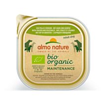 Pâtée chien Bio Organic poulet/légumes 300gr - ALMO NATURE