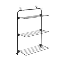 Séchoir à suspendre 3 niveaux Gale 11 m noir mat - METALTEX