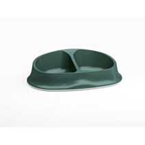 Gamelle pour chien double Smart Bowl vert 2x250ml - ZOLUX