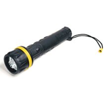Lampe torche 3 led caoutchouc piles Dx3, non fournies - VELAMP