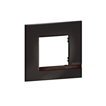 Plaque 1 poste onyx - LEGRAND 