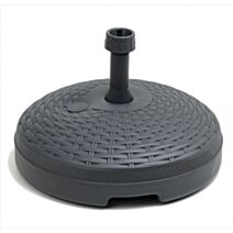 Pied de parasol Rattan 45x45x15 cm - anthracite- IPAE PROGARDEN