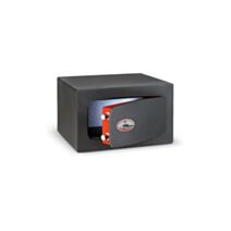 Coffret de sécurité à poser à clefs 17L noir - TECHNOSAFE