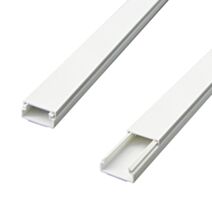Moulure blanche PVC 30x10mm L2m - ELECTRALINE