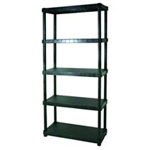 Étagère plastique titano 5 tablettes