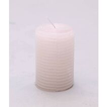 Bougie pilier blanc 5x8cm