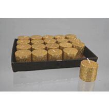 Bougie votive or 4x4cm