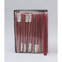 Bougie lisse rouge 25cm