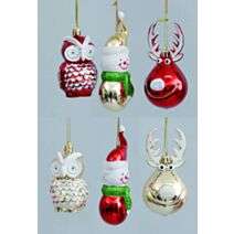 Sujet de Noël plastique 9-13cm