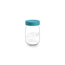 Bocal en verre Color Vis 1L Bleu - LE PARFAIT