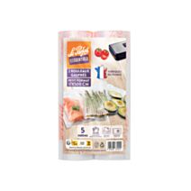 2 Rouleaux Film Sous-Vide Gaufrés 17x500cm - LE PARFAIT