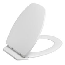 Abattant de toilette bois compressé BACCARA2 Blanc - ALLIBERT