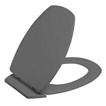 Abattant de toilette bois compressé BACCARA2 Gris anthracite - ALLIBERT